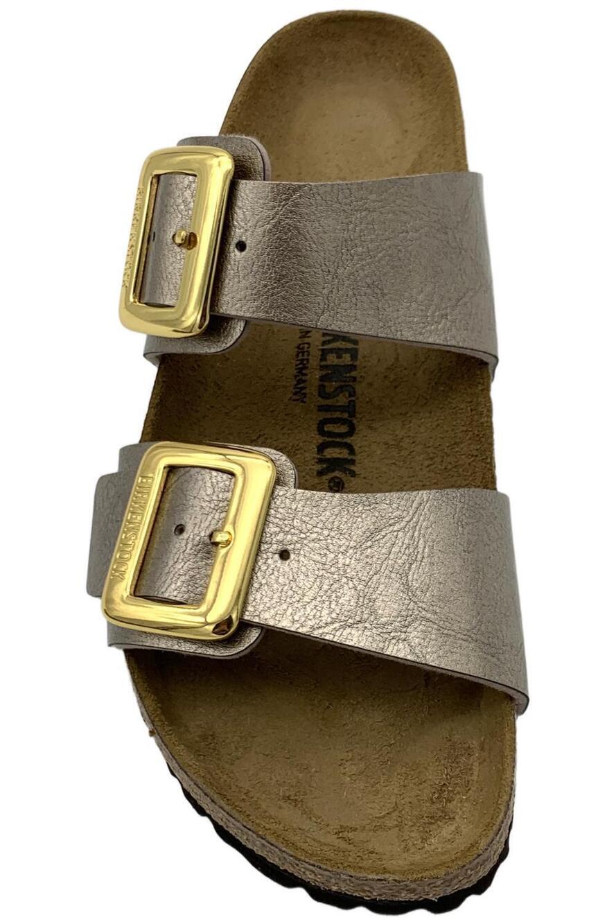Birkenstock Women's Sydney Luxe Birko-Flor Sandal Taupe - Narrow - Picture 2 of 3
